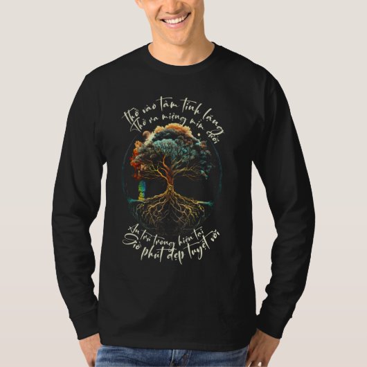 T-shirt Thich Nhat Hanh Citations - Bouddha vietnamien - P (Devant)