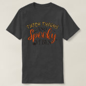 T-shirt Thick Thighs Spooky Vibes Leopard Cheetah Funny Ha (Design devant)