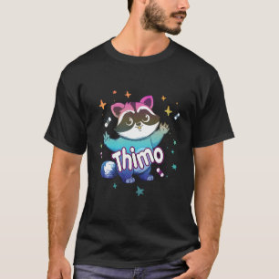 T-shirt Thimo Nom Avec Raton Laveur