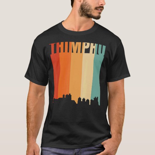T-shirt Thimphu Skyline (Devant)