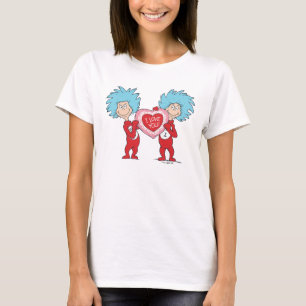 T-shirt Thing One Thing Two Je t'aime
