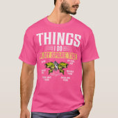 T-shirt Things I Do In My Spare Time Funny Fisherman Love  (Devant)