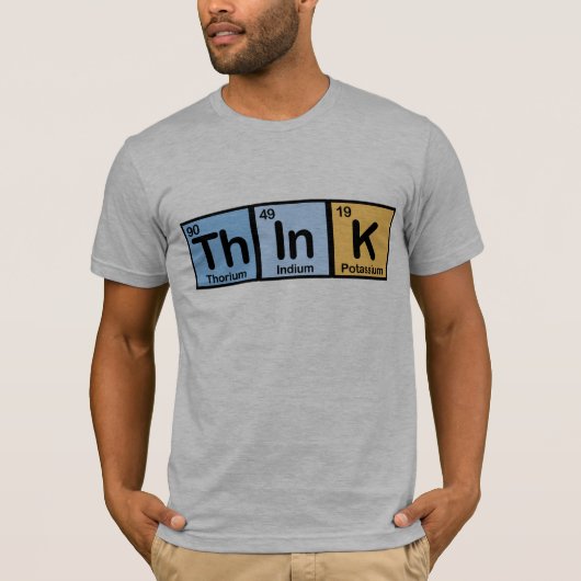 T-shirt Think a fait des éléments (Devant)
