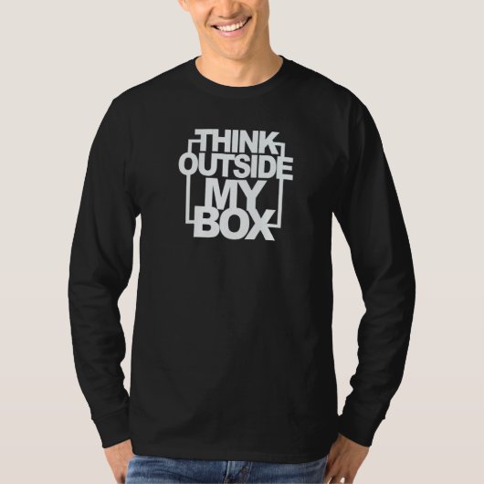 T-shirt Think Outside My Box Abortion Rights Pro Choice My (Devant)