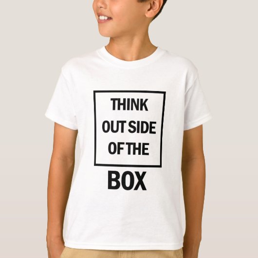 T-shirt Think Outside Of The Box (Devant)