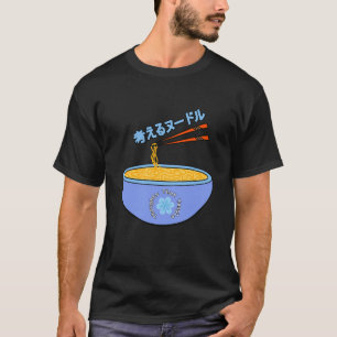 T-shirt thinknoodles cool mignon police japonaise design