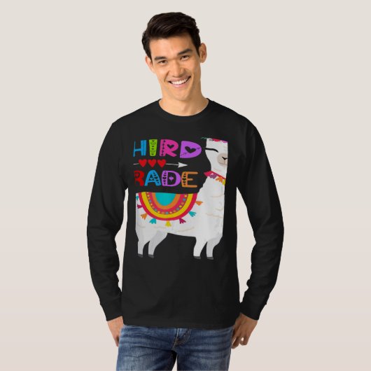 T-shirt Third 3rd Grade Teacher No Prob Llama First Day Gi (Devant entier)