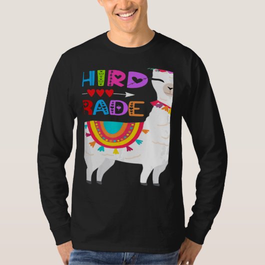T-shirt Third 3rd Grade Teacher No Prob Llama First Day Gi (Devant)