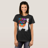 T-shirt Third 3rd Grade Teacher No Prob Llama First Day Gi (Devant entier)