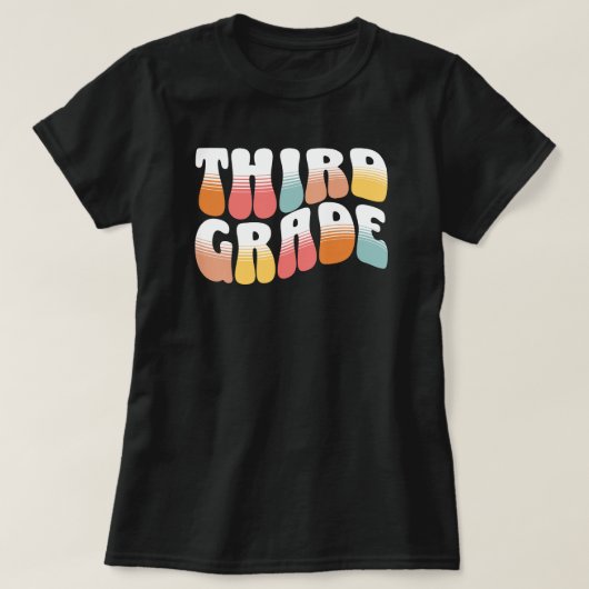 T-shirt Third Grade Teacher (Design devant)