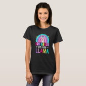 T-shirt Third Team 3rd Grade Teacher Rainbow No Prob Llama (Devant entier)
