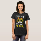 T-shirt This Dog will Make You Rich Cryptocurrency Crypto (Devant entier)