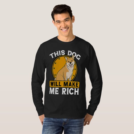 T-shirt This Dog will Make You Rich Cryptocurrency Crypto (Devant entier)
