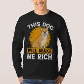 T-shirt This Dog will Make You Rich Cryptocurrency Crypto (Devant)