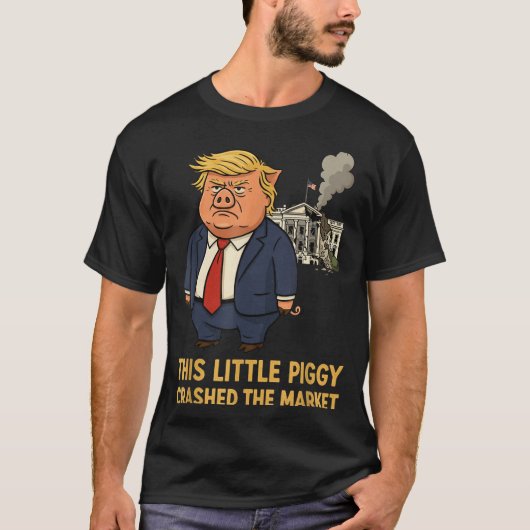 T-shirt This Ggy Crashed The Market Funny Quote  (Devant)