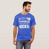T-shirt This Granddaddy Rocks Guitar Rock N Roll Funny fri (Devant entier)
