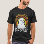 T-shirt This is boo sheet ghost retro halloween costume me (Devant)