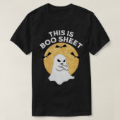 T-shirt This Is Boo Sheet Ghost Retro Halloween Costume Me (Design devant)