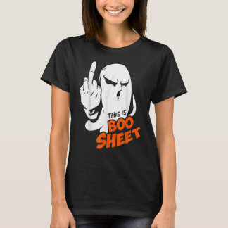 T-shirt This Is Boo Sheet Ghost Retro Halloween Costume Me