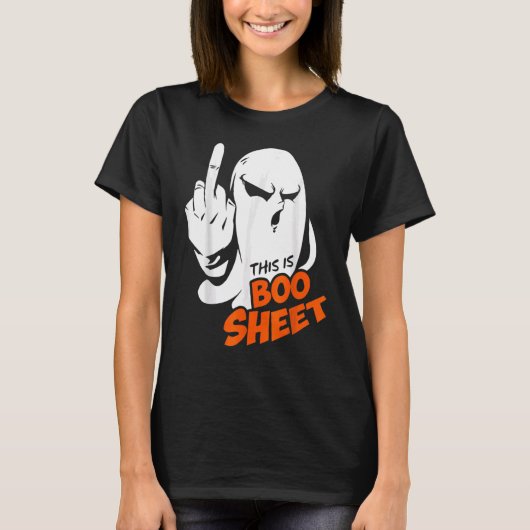 T-shirt This Is Boo Sheet Ghost Retro Halloween Costume Me (Devant)