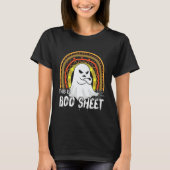 T-shirt This is boo sheet ghost retro halloween costume me (Devant)