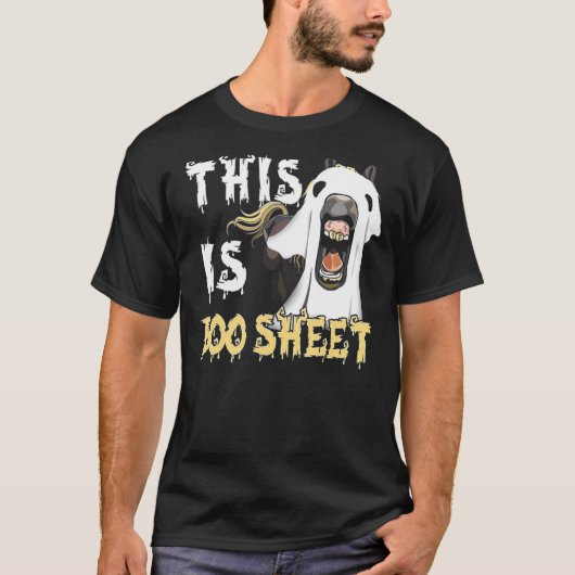 T-shirt This Is Boo Sheet Horse (Devant)
