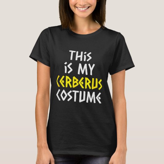 T-shirt This Is My Cerberus Costume Halloween Greek Mythol (Devant)