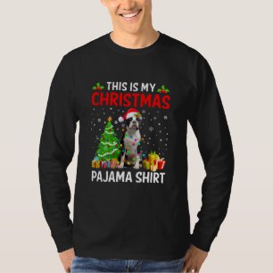T-shirt This Is My Christmas Boston Terrier Dog Pajama