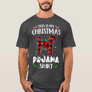 T-shirt This Is My Christmas Pajama Labradoodle Dog Light 