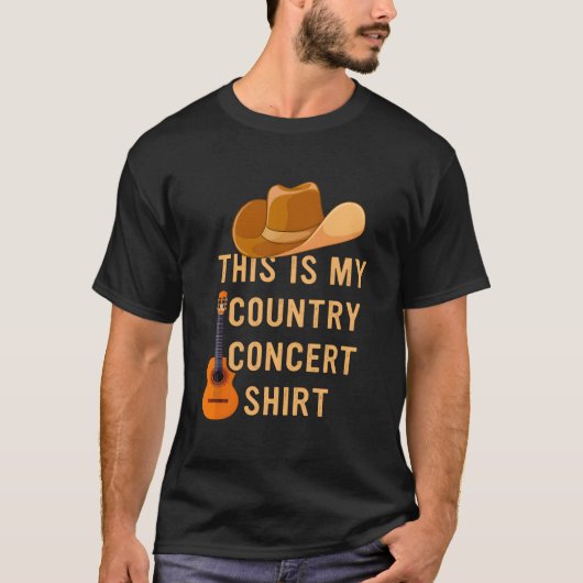 T-shirt This Is My Country Concer Music (Devant)
