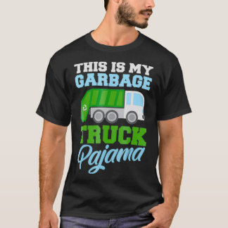 T-shirt This Is My Garbage Camion Pajama Funny Costume Boy