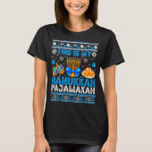 T-shirt This Is My Hanukkah Pajamakah Ugly Chanukah Jewish (Devant)