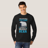 T-shirt This Is My Human Costume I'm Really A Grizzly Bear (Devant entier)