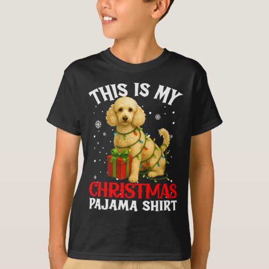 T-shirt This Is My Odle Christmas Pajama Shirt Xmas Pet Do (Devant)