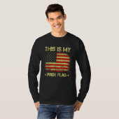 T-shirt This Is My Pride Flag Usa American 4th Of July Pat (Devant entier)