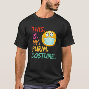 T-shirt This is my Purim Costume funny Jewish Face mask