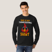 T-shirt This Is My Thanksgiving  Happy Turkey Day Thanksgi (Devant entier)