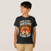 T-shirt This Is My Thanksgiving Pajama Shirt Adult Kid Men (Devant entier)