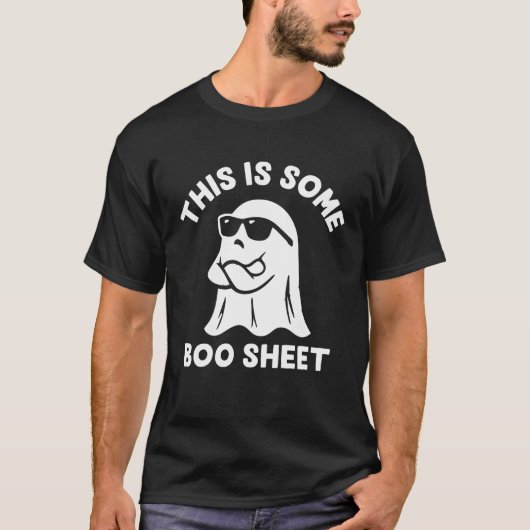 T-shirt This is Some Boo Sheet Funny Halloween Ghost (Devant)