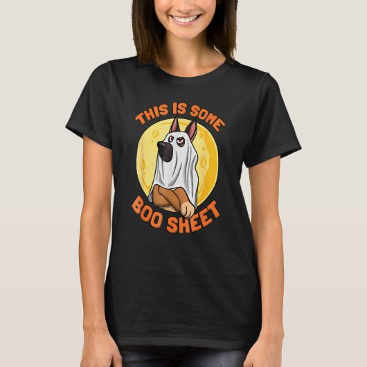 T-shirt This is some Boo Sheet German Shepherd moon editio (Devant)