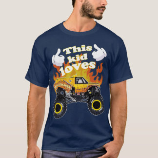 T-shirt This kid loves Earth shaker Monster Truck lovers