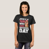 T-shirt This Teacher Loves Groundhogs, Groundhog Day Teach (Devant entier)