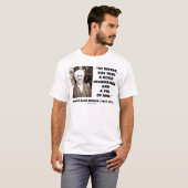 T-shirt Thomas Edison pour inventer la pile d'imagination (Devant entier)