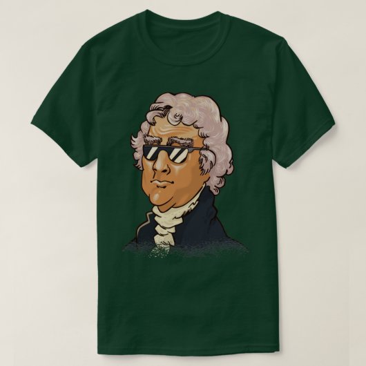 T-shirt Thomas Jefferson (Design devant)