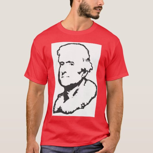 T-shirt Thomas Jefferson (Devant)