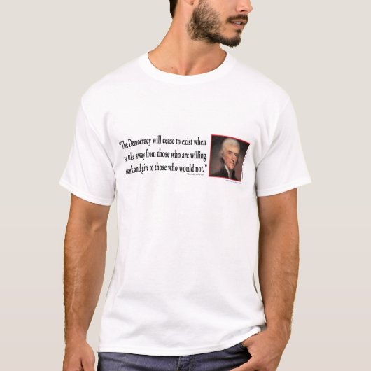 T-shirt Thomas Jefferson (Devant)
