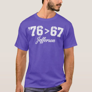 T-shirt Thomas Jefferson 76 67 SelfEvident Make History Fu