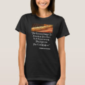 T-shirt Thomas Jefferson Le Plus Grand Danger Pour La Libe (Devant)