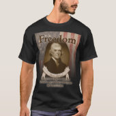T-shirt Thomas Jefferson - liberté (Devant)