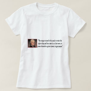 T-shirt Thomas Jefferson sur le contrôle des armes à feu